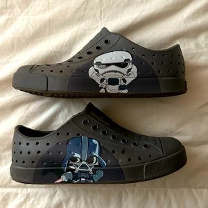 Excellent Condition Native Shoes Kids Star Wars